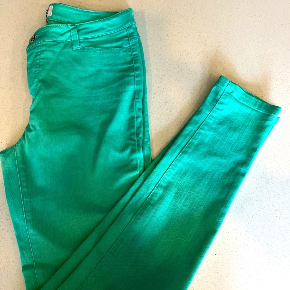 Mint Green Skinny Pants